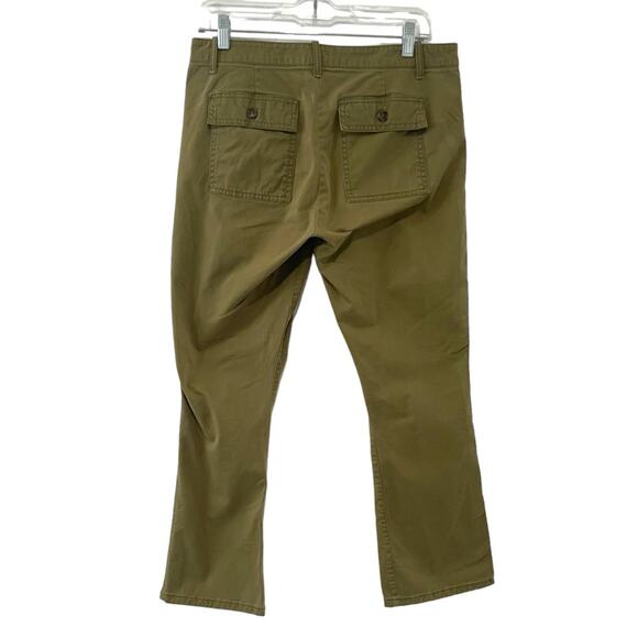 Gap Olive Khaki Chino Bootcut Pants size 6 - Picture 3 of 6